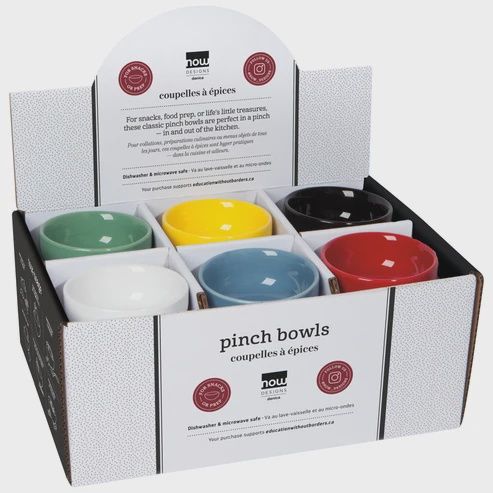 Pinch Bowl Counter Display - 24 Assorted colors