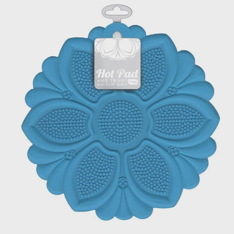 Pot Holder &amp; Trivet- Blue