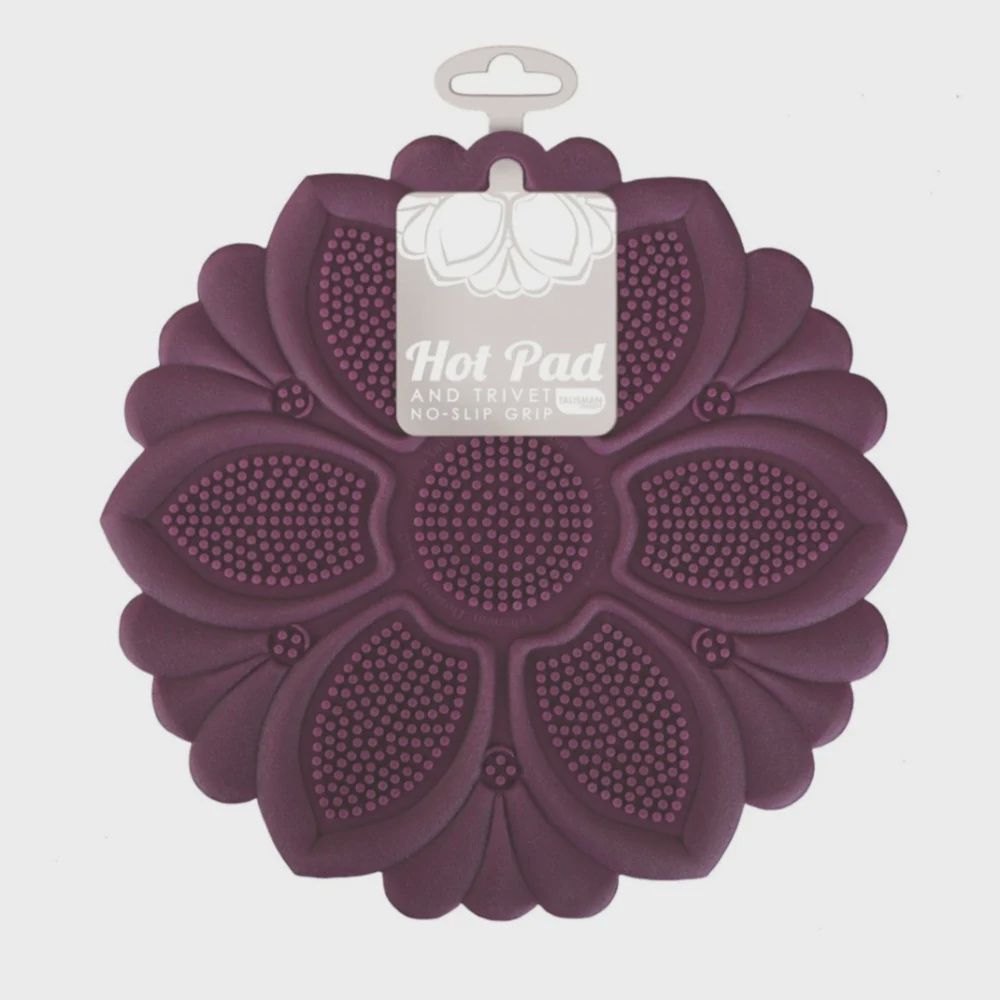 Pot Holder &amp; Trivet- Purple