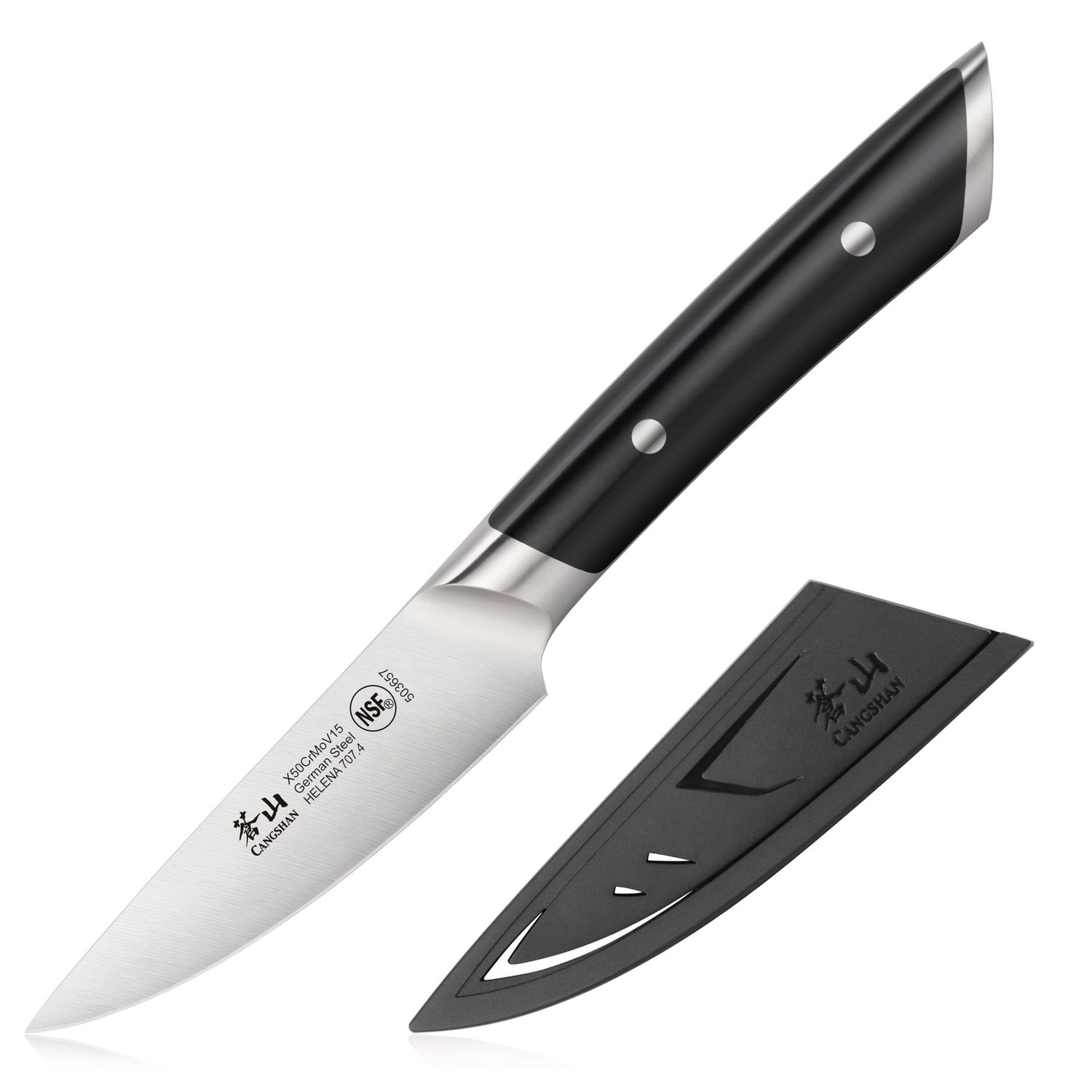 Helena Series 6" &amp; 3.5" Paring Knife black