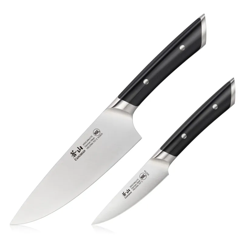 Helena Series 6" &amp; 3.5" Paring Knife black