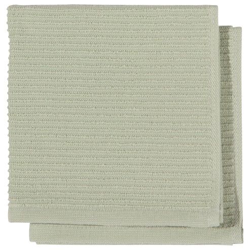 Ripple Sage Dishcloths - Set of 2