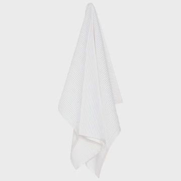 Ripple White Kitchen Towel