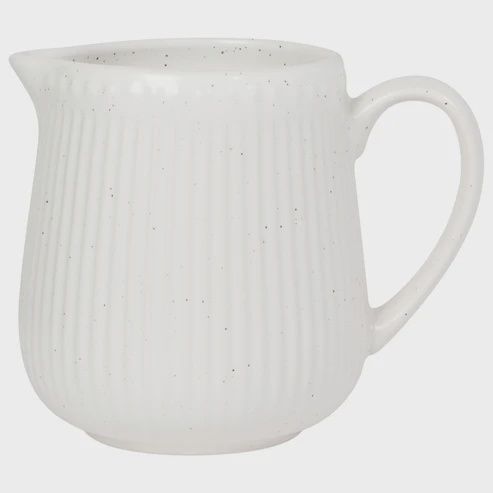 white speckled creamer