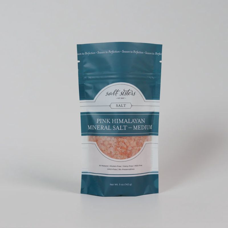 Pink Himalayan Mineral Salt (medium) 5oz