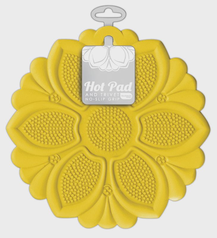 Pot Holder &amp; Trivet- Yellow