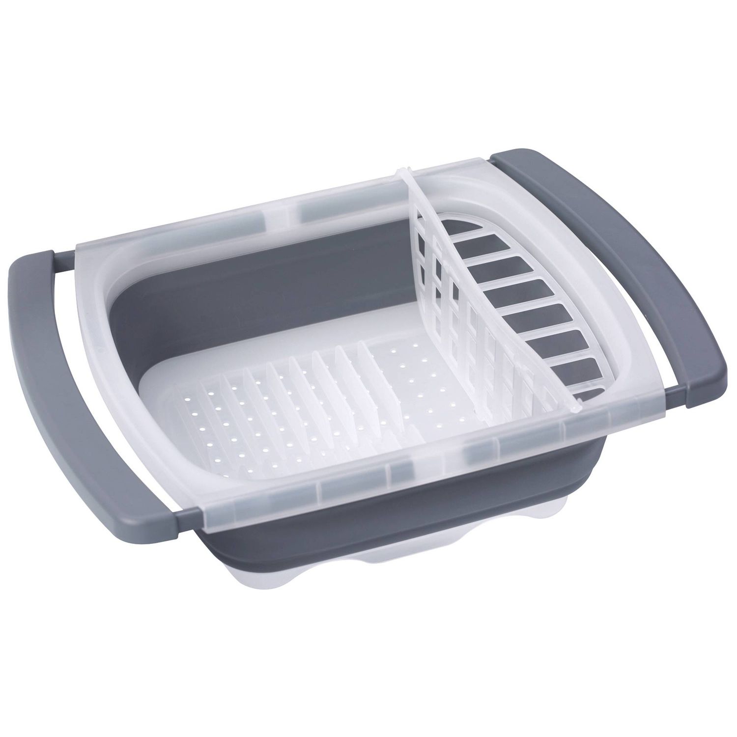 Collapsible dish drainer