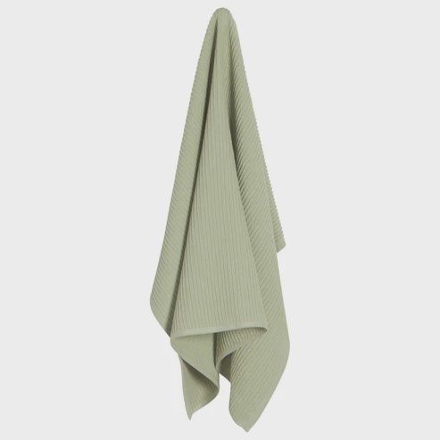 Ripple Sage Kitchen Towel