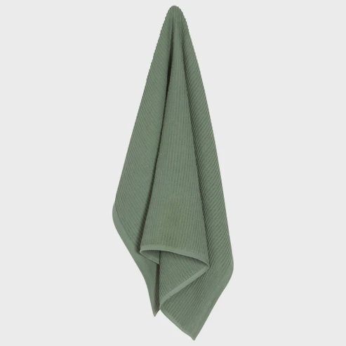 Ripple Elm Green Kitchen Towel
