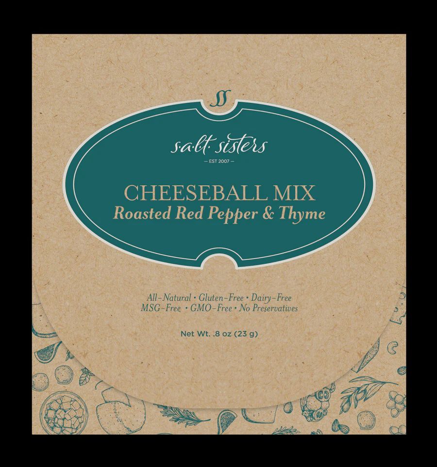 Roasted Red Pepper &amp; Thyme Cheeseball