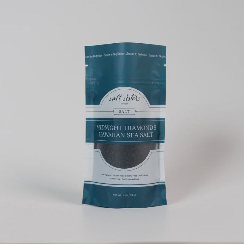 Midnight Diamonds Hawaiian Sea Salt, fine 4oz