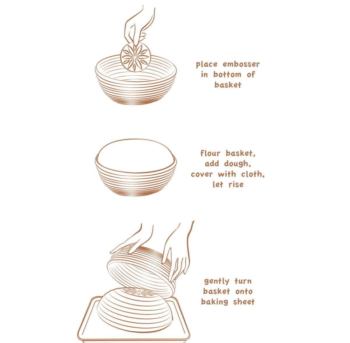 Proofing Basket with Embosser