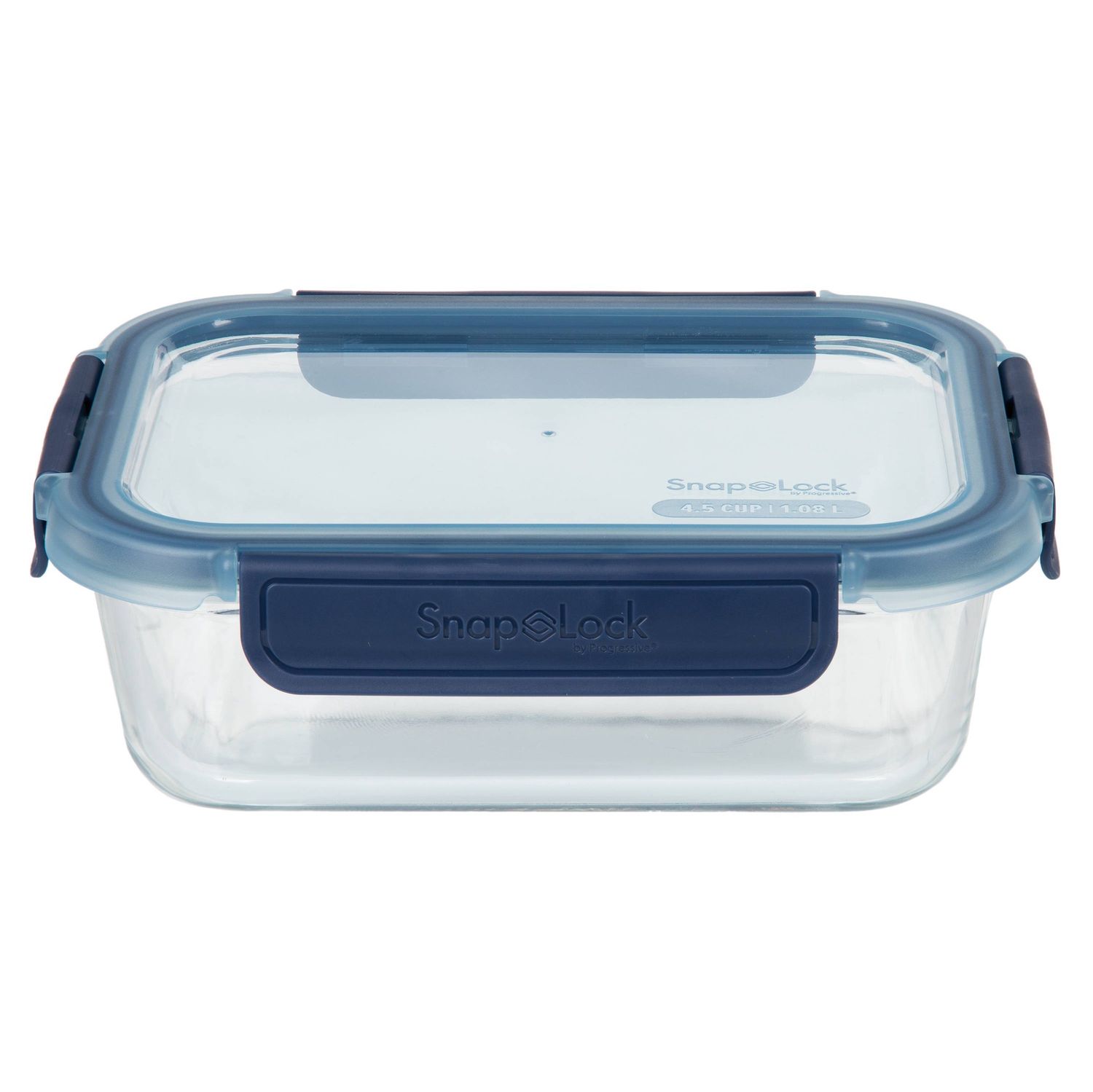 Snap-Lock 4.5 Glass Container w/ lid
