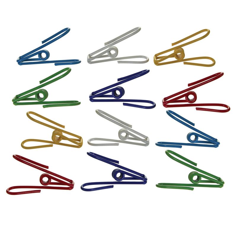 12-piece wire bag clips