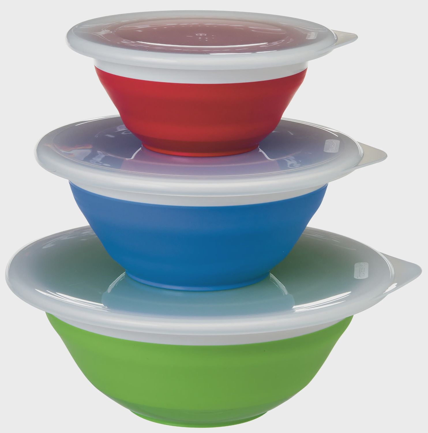 Collapsible storage bowl set