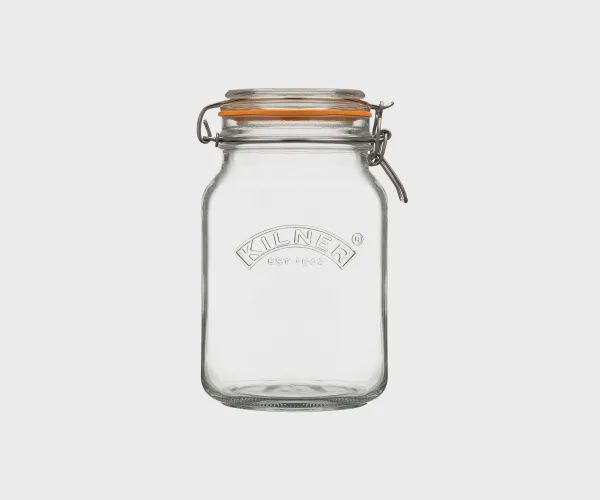 Square Clip Top Jar 51 oz