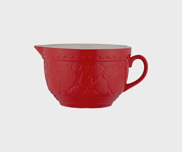 Red Batter Bowl 9.75"