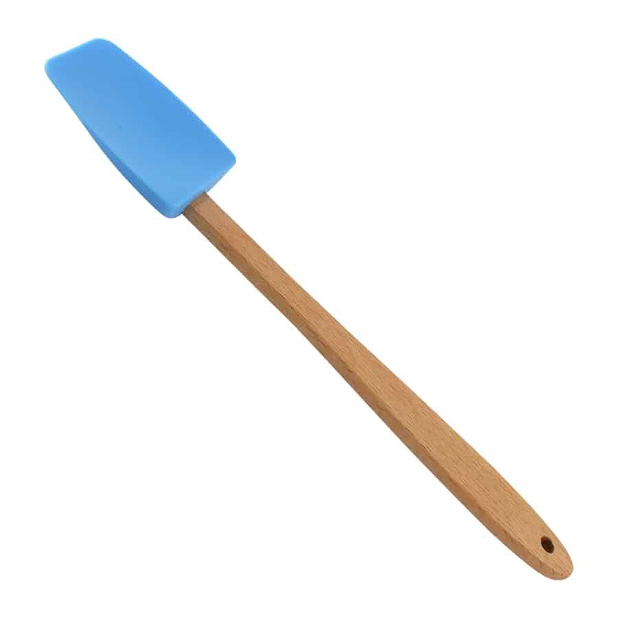 Silicone Mini Spoon Spatula Blue
