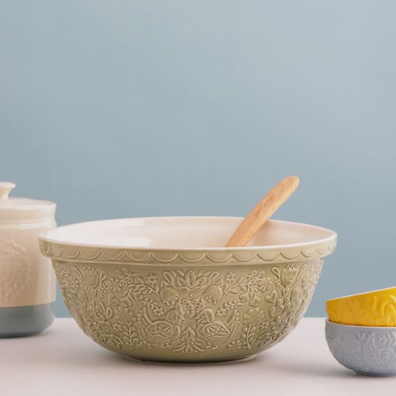 Home to Roost Green Size 12 Mixing Bowl 11.75"