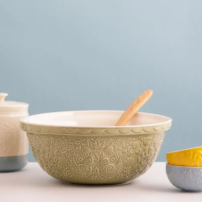 Home to Roost Green Size 12 Mixing Bowl 11.75"