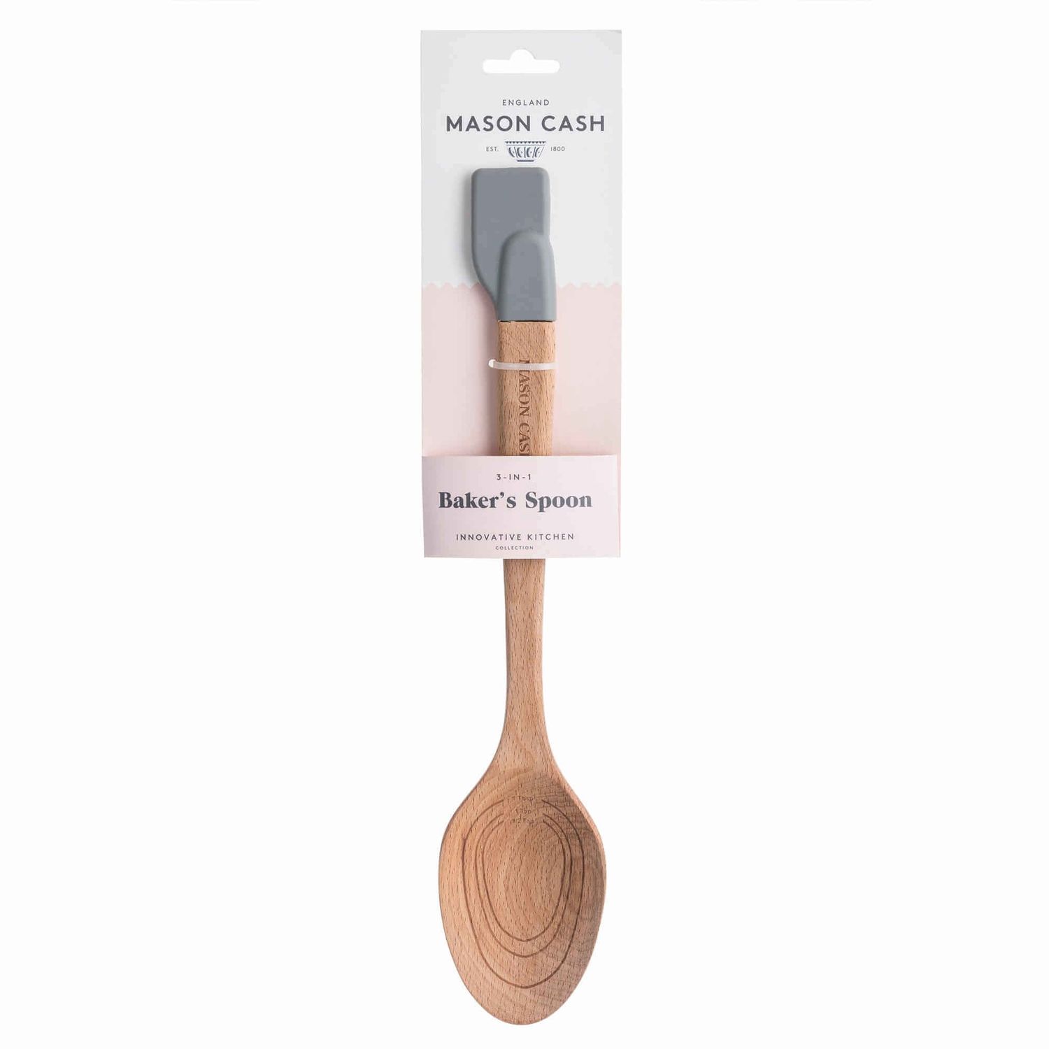 3-in-1 Bakers Spoon/ Innovative Kitchen Solid Spoon &amp; Jar Scraper