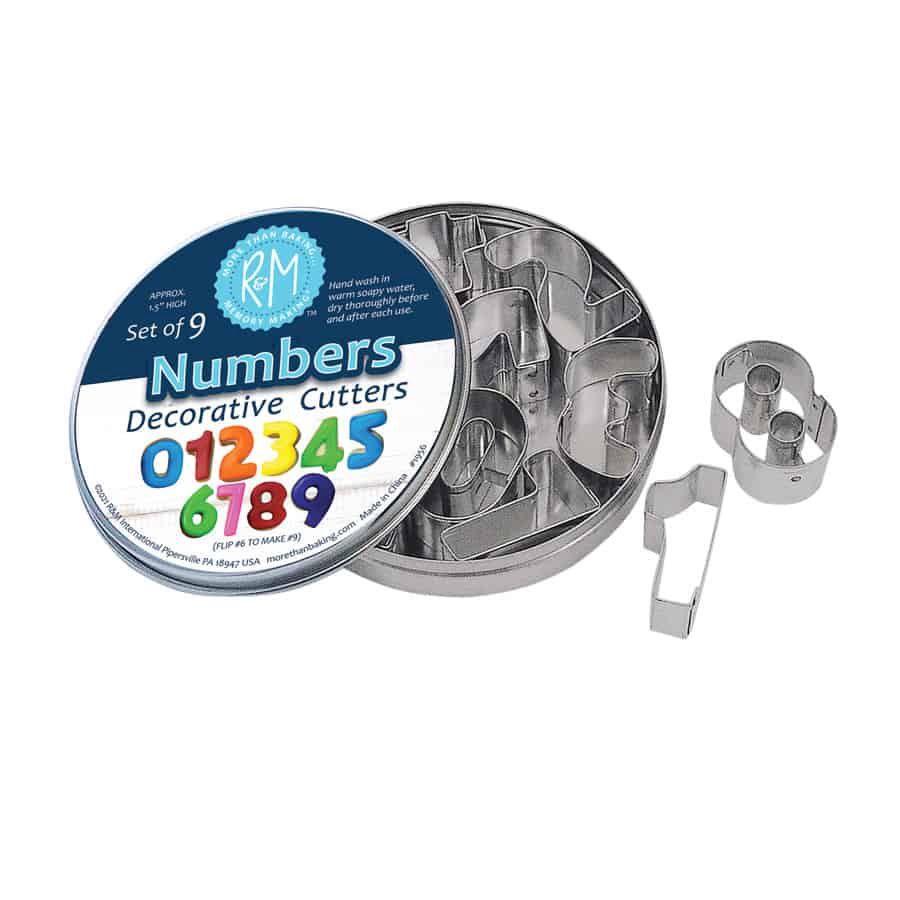 Mini Number Cookie Cutters