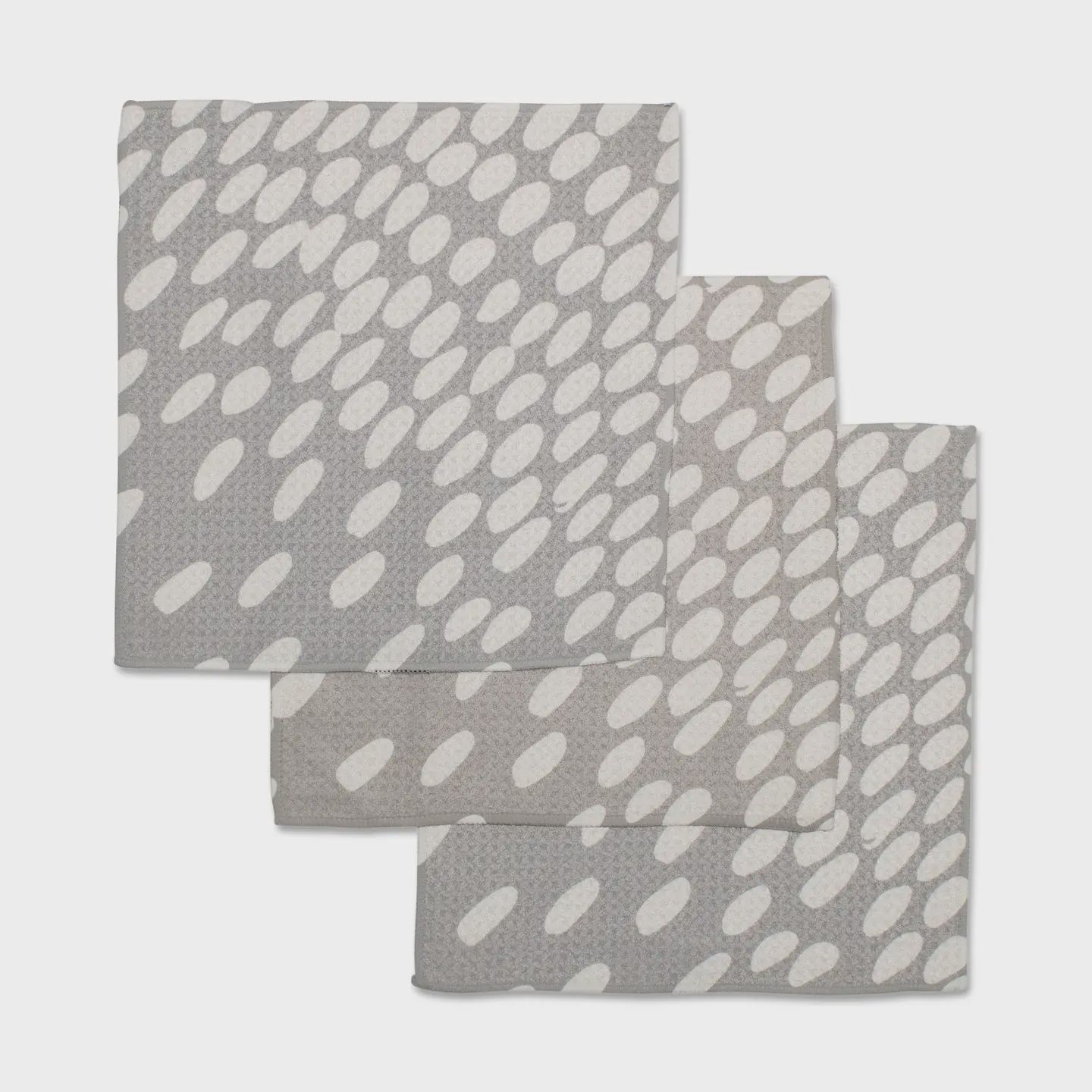 G. dish cloth - spotted grey