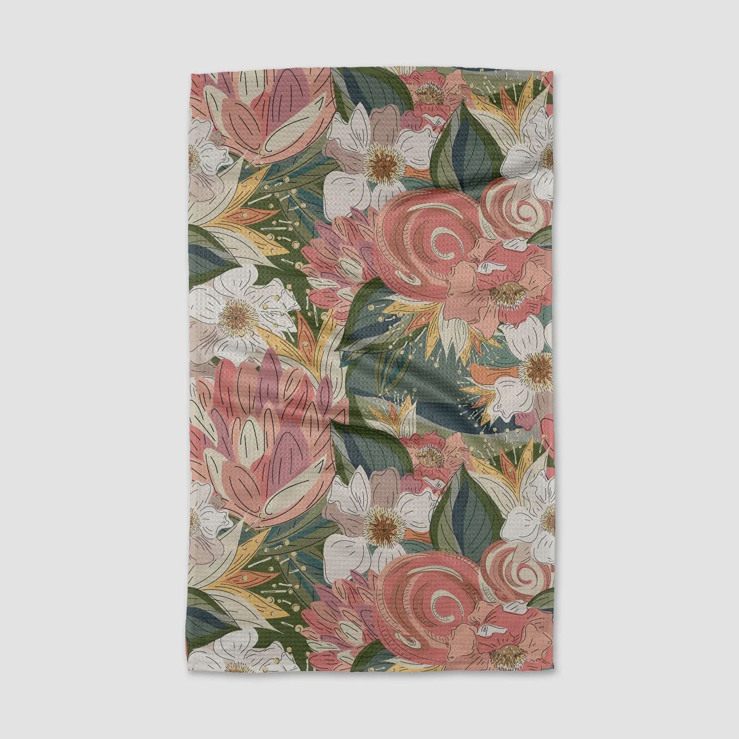 Flower Explosion Tea Towel