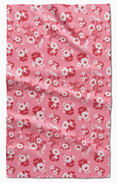 Romance in Bloom Tea Towel