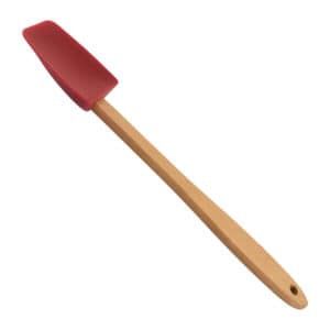 Silicone Mini Spoon Spatula Red