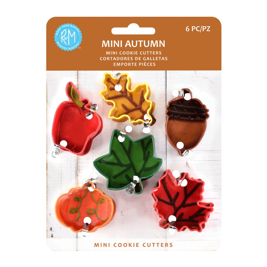 Mini Autumn Leaf Cookie Cutters