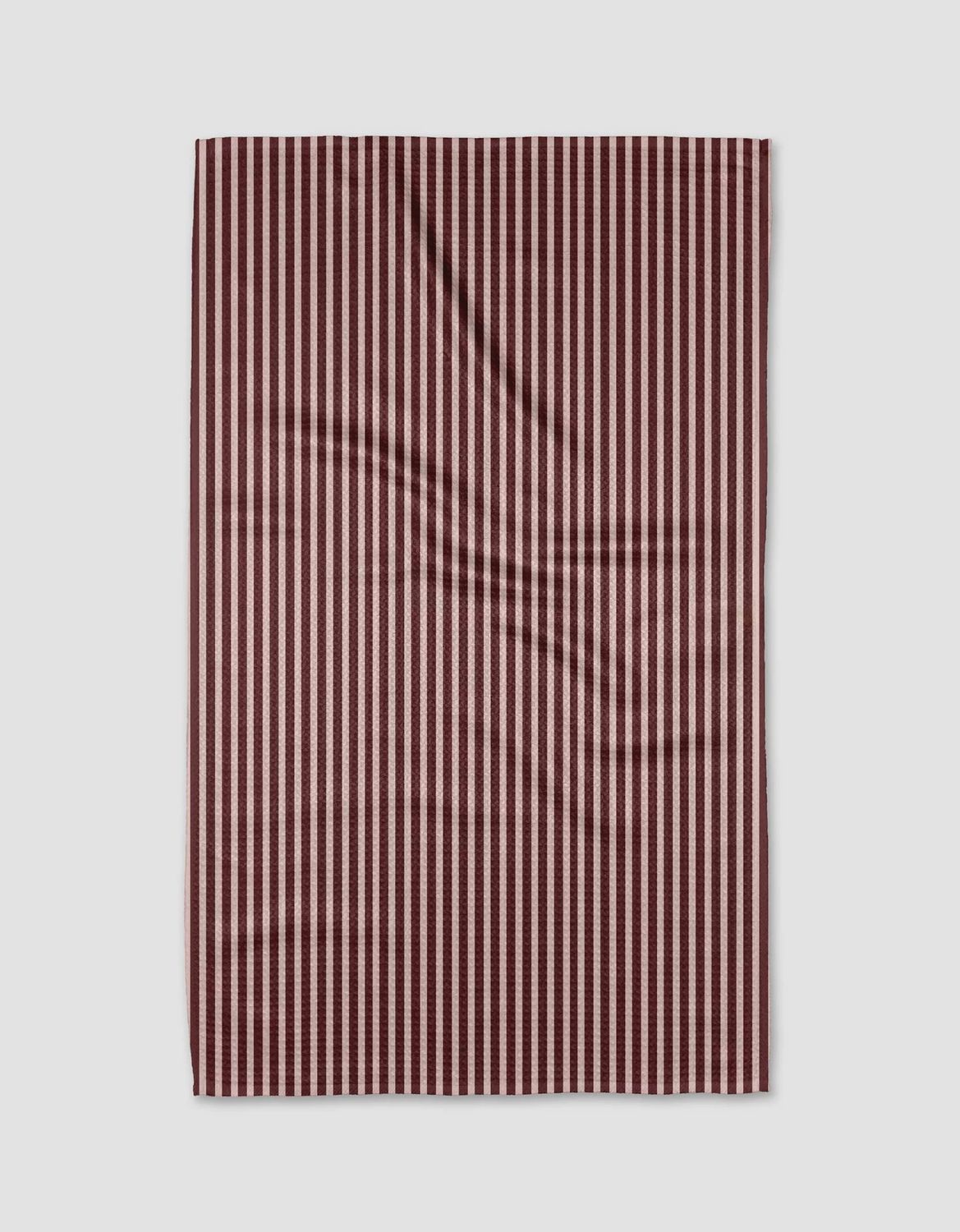 Cranberry Stripes Bar Towel