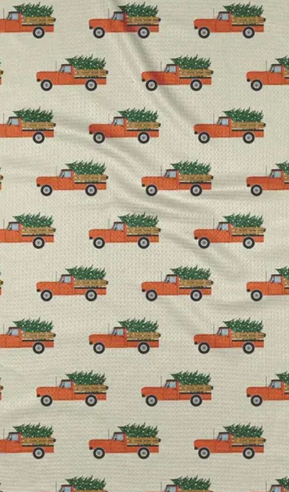 Christmas Ride Tea Towel