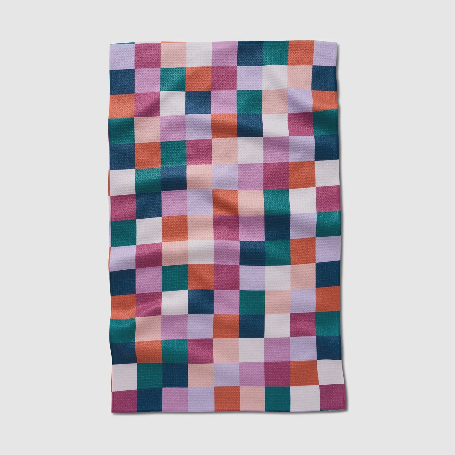 Fall Checkers Tea Towel