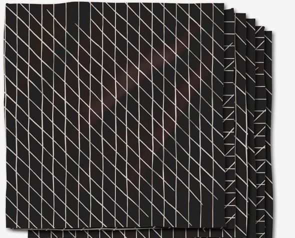 Scorched-Score Dinner Napkin set of 6