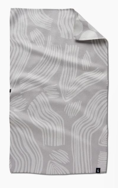 Stone Double Sided Geometry Tea Towel