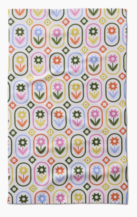 Petal Patchwork Tea Towel