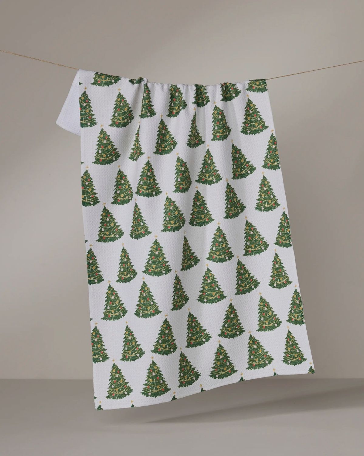 Decked Out Tea Towel