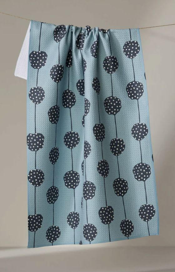 Polka Dot Garland Tea Towel