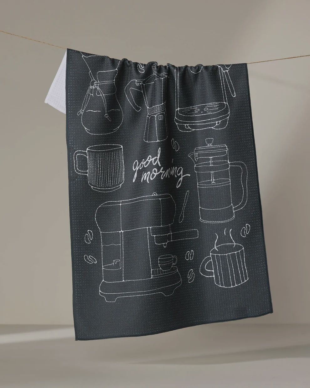 Good Morning Coffee Tea Towel
