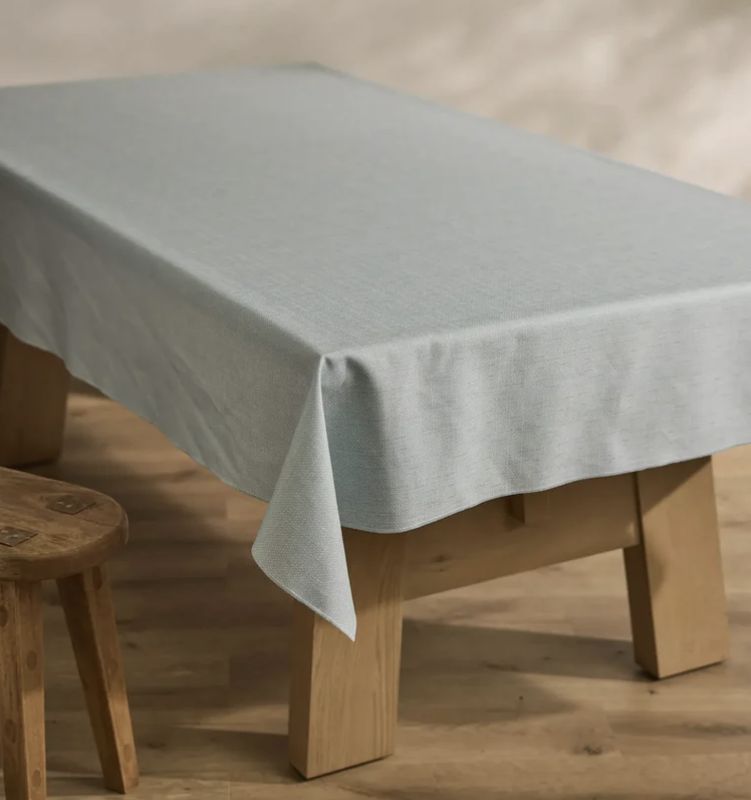 Chambray Light Blue - Tablecloth 62in x 108in