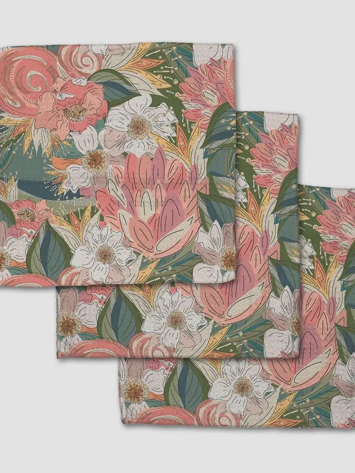 Flower Explosion Dishcloth Set