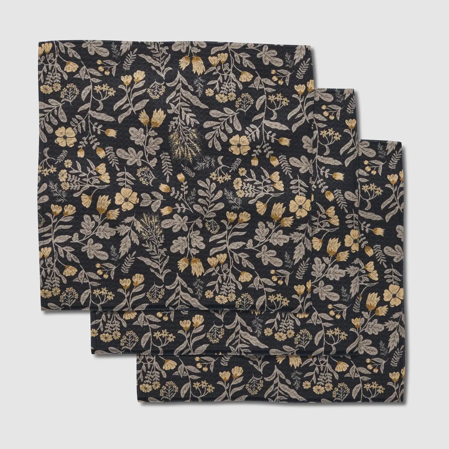 G. dish cloth - woodland wildflowers