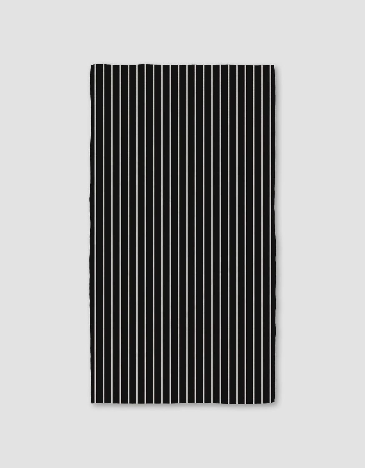 Black Linen Luxe Hand Towel