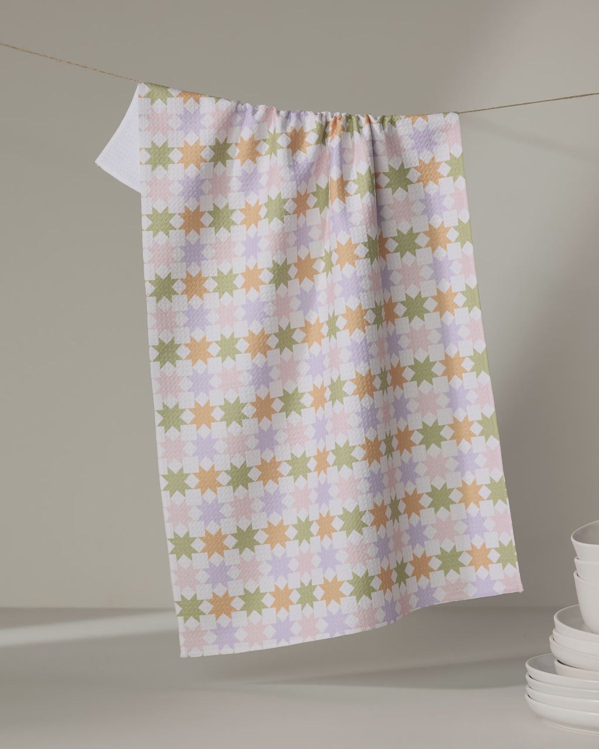 G. tea towel - spring quilt