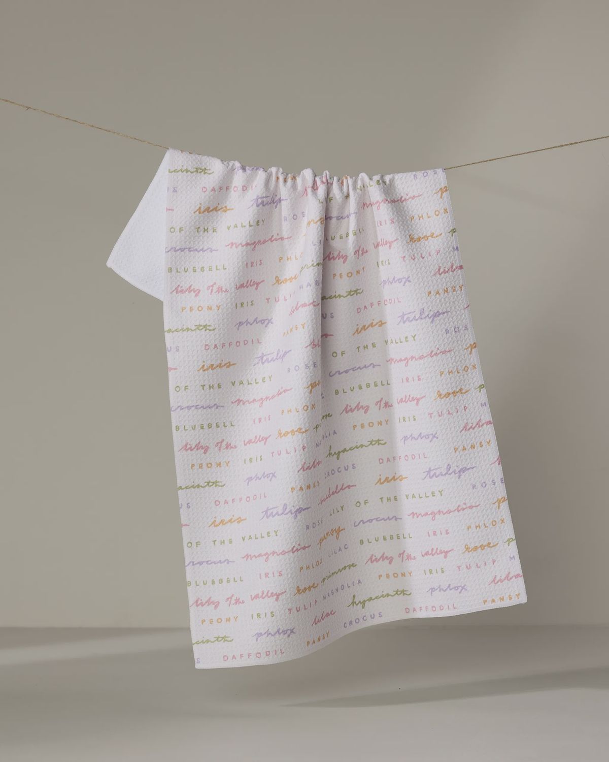 G. tea towel - spring flowers