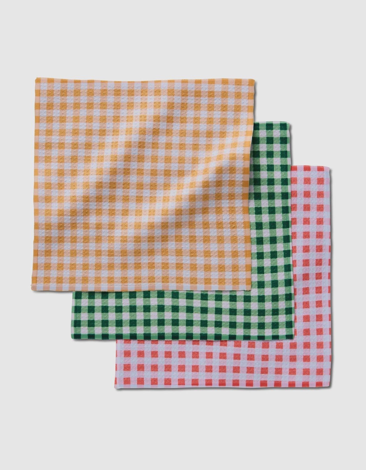 G. dish cloth - spring plaid