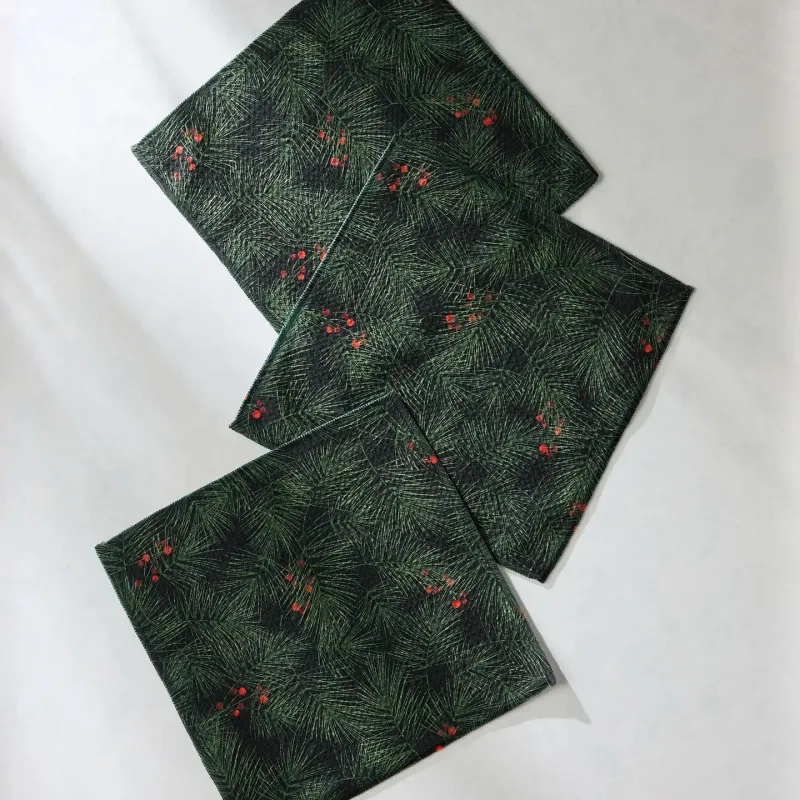 Evergreen Pine Dishcloth Set- 3 pk