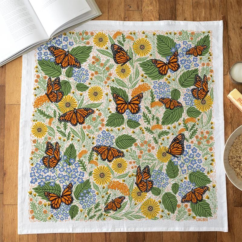 Monarch Tea Towel