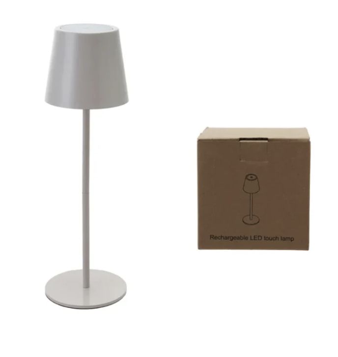 White Metal LED Lamp